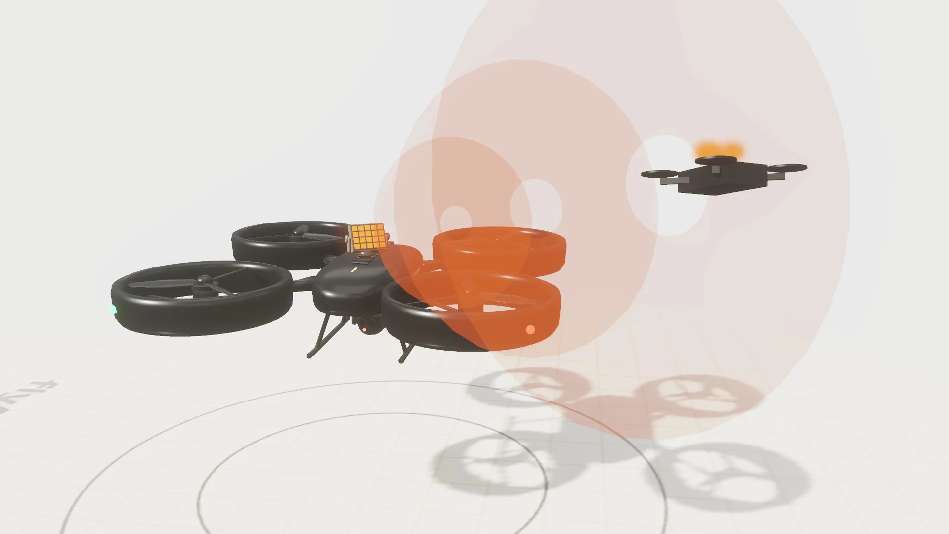 Drone HPM module pulse demonstration