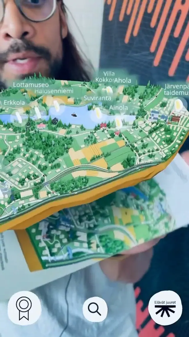 Living Roots (Elävät Juuret) · museum route AR · case reel