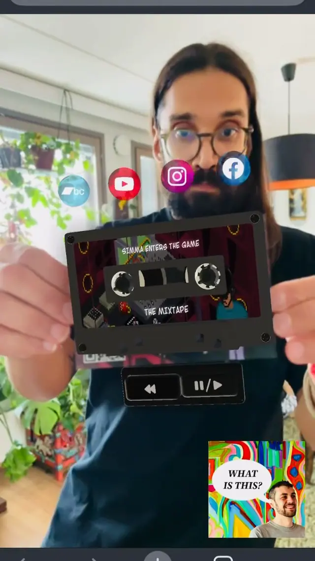Simma · AR cassette tape · case reel