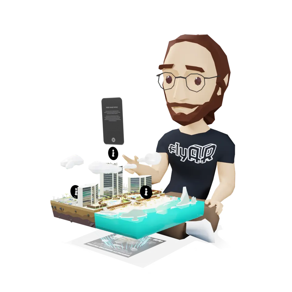 Fransling explaining an interactive 3D demo