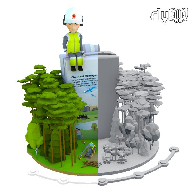 AR-package-forest-scene
